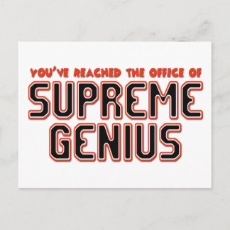 Carte Postale Génie Suprême