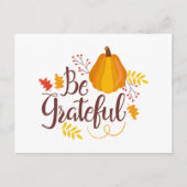 Carte Postale gentil Thanksgiving word art (Devant)
