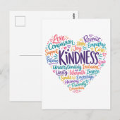 Carte Postale Gentillesse compassion empathie et respect (Devant / Derrière)