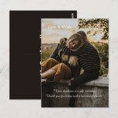 Carte Postale Gentillesse et Merci (Devant / Derrière)