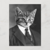 Carte postale Gentleman Chat #1 (Devant)