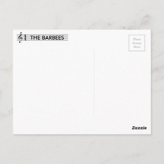 Carte Postale Gents (Dos)