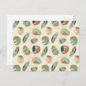 Carte Postale Geo Step extérieur | MOTIF TURQUOISE (Devant / Derrière)