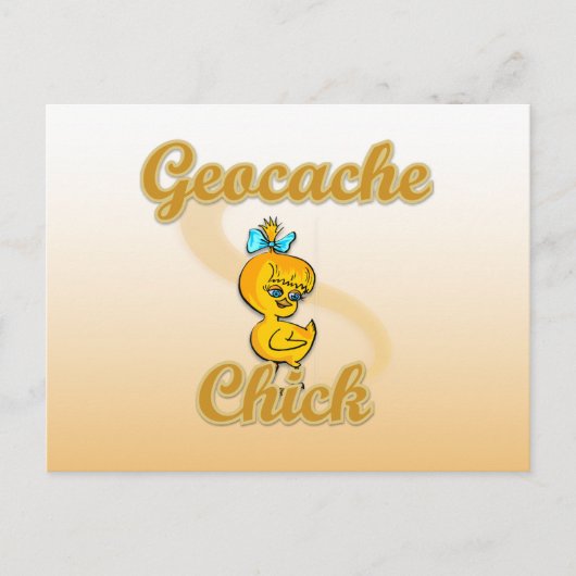 Carte Postale Geocache Chick (Devant)