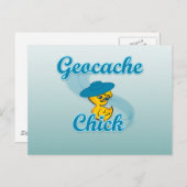 Carte Postale Geocache Chick #3 (Devant / Derrière)