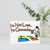 Carte Postale Geocahing (Debout devant)