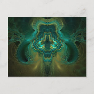 Carte Postale Géode fractal