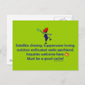 Carte Postale GeoFriend Recherché (Devant / Derrière)