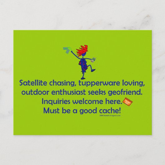 Carte Postale GeoFriend Recherché (Devant)