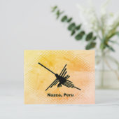 Carte Postale Géoglyphe de colibri de Nazca, Pérou (Debout devant)