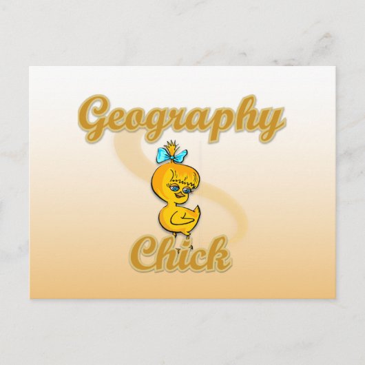 Carte Postale Géographie Chick (Devant)