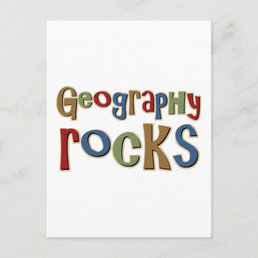 Carte Postale Géographie Rocks (Devant)
