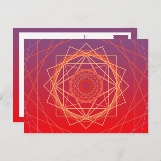 Carte Postale géographique (Devant / Derrière)