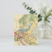 Carte Postale Géological Map of Europe (Debout devant)