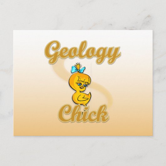 Carte Postale Géologie Chick (Devant)