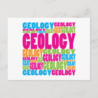 Carte Postale Géologie colorée