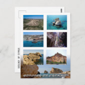 Carte Postale Géologie de Chypre (Devant / Derrière)