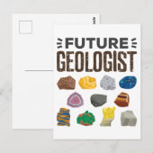 Carte Postale Géologie future Géologie Rocks Gems (Devant / Derrière)