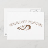 Carte Postale Geology Rocks ! (Devant / Derrière)
