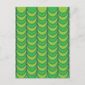 Carte Postale Geometric Green Demi-Cercle Géométrique (Devant)