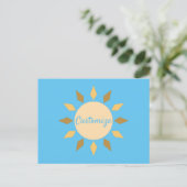 Carte Postale Geometric Sun Circle Thunder_Cove (Debout devant)