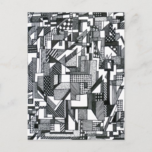 Carte Postale Géométrie émergente (Devant)