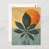 Carte Postale Géométrie organique #124 (Devant / Derrière)