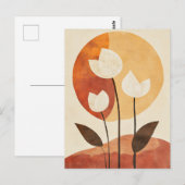 Carte Postale Géométrie organique #128 (Devant / Derrière)