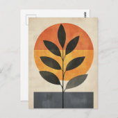 Carte Postale Géométrie organique #129 (Devant / Derrière)