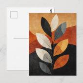 Carte Postale Géométrie organique #133 (Devant / Derrière)