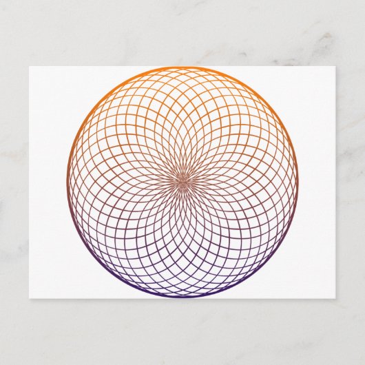 Carte Postale Géométrie sacrée (Devant)