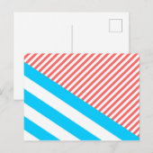 Carte Postale Géométrique (Devant / Derrière)