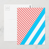 Carte Postale Géométrique (Devant / Derrière)