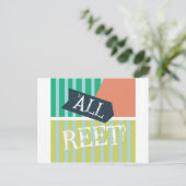 Carte Postale Geordie Card - Tout Reet ? (Debout devant)