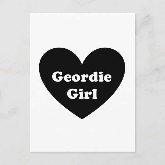 Carte Postale Geordie Girl (Devant)