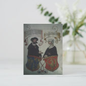 Carte Postale Georg Fugger son épouse Regina Imhoff, 'Geheim (Debout devant)
