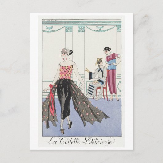 Carte postale George Barbier (Devant)