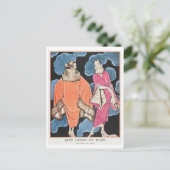 Carte postale George Barbier (Debout devant)
