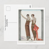 Carte postale George Barbier (Devant / Derrière)