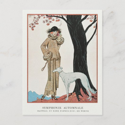 Carte postale George Barbier (Devant)