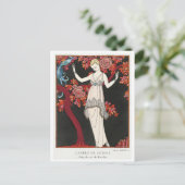 Carte postale George Barbier (Debout devant)