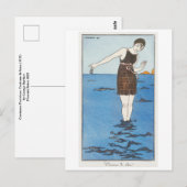 Carte postale George Barbier (Devant / Derrière)