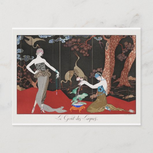 Carte postale George Barbier (Devant)