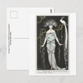 Carte postale George Barbier (Devant / Derrière)