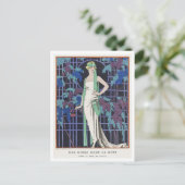 Carte postale George Barbier (Debout devant)