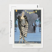 Carte postale George Barbier (Devant / Derrière)