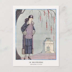 Carte Postale George Barbier, Art déco