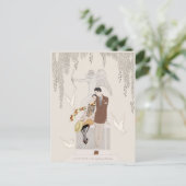 Carte Postale George Barbier L'Automne 1925 Lovers CC1226 (Debout devant)