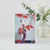 Carte Postale George Barbier "L'Oiseau Volage" 1914 (Debout devant)