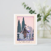 Carte postale George Barbier Vintage (Debout devant)